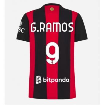 AC Milan Goncalo Ramos #9 Maglia Gara Casa Repliche 2026-27 Donna Maniche Corte